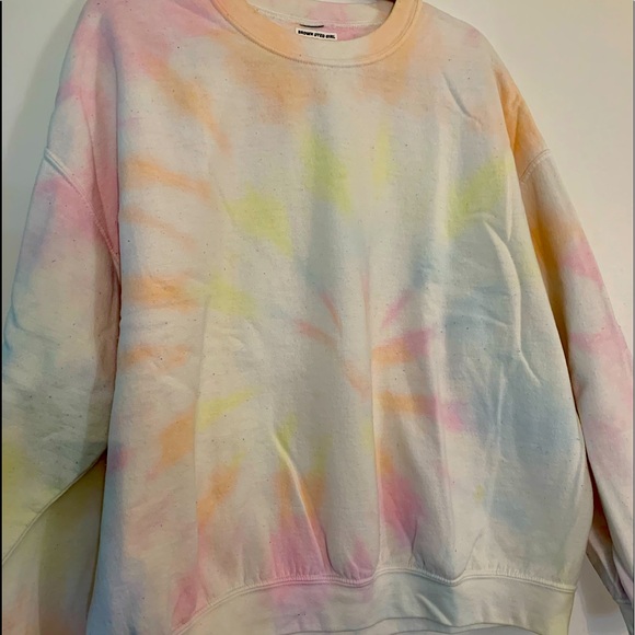 Authentic BROWN DYED GIRL Tye Dyed Sweat Suit - Picture 4 of 8